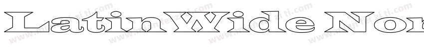 LatinWide Normal字体转换